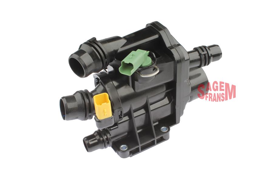 SAGEM TERMOSTAT KOMPLE 2008 I-II-208 I-II-3008-308 II-5008-508-PARTNER-RIFTER-BERLINGO-C3 II-C4 CACTUS- PICASSO-C5 AIRCROSS EB2 9812131480 OEM: 9812131480 - SAGEM 131214 kodlu oto yedek parça görseli
