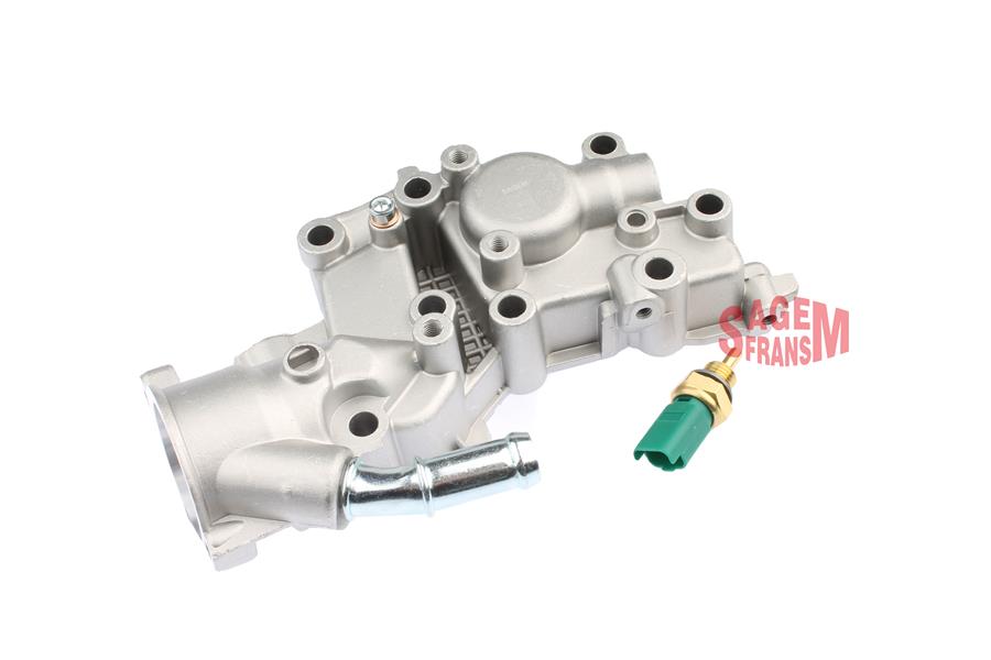 SAGEM TERMOSTAT GÖVDESİ ALÜMİNYUM 106-PARTNER-BERLINGO-SAXO-XSARA-306-206-206 -P207-BIPPER-C2-C3-NEMO OEM: 1336.P9-1336.Y8-9654775080 - SAGEM 131217 kodlu oto yedek parça görseli