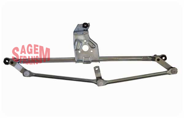 SAGEM ÖN CAM SİLECEK MEKANİZMASI FIAT DOBLO I-II 01 MOTORSUZ OEM: 46804975-51839941-46748140 - SAGEM 255101 kodlu oto yedek parça görseli