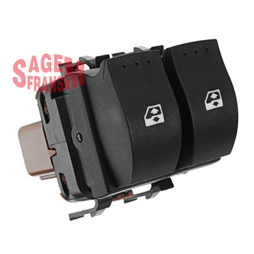 SAGEM CAM AÇMA DÜĞMESİ MEGANE II ÖN SOL KAHVE ÇİFTLİ OEM: 8200315040 - SAGEM 500126 kodlu oto yedek parça görseli