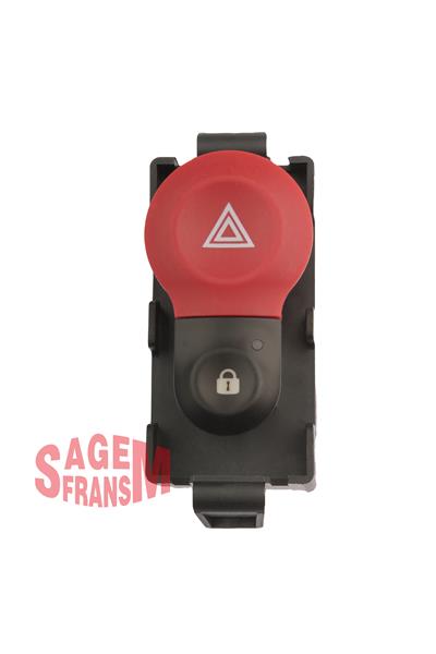 SAGEM DÖRTLÜ FLAŞÖR ANAHTARI MERKEZİ KİLİT KANGOO II OEM: 252105246R-8200523299 - SAGEM 500299 kodlu oto yedek parça görseli