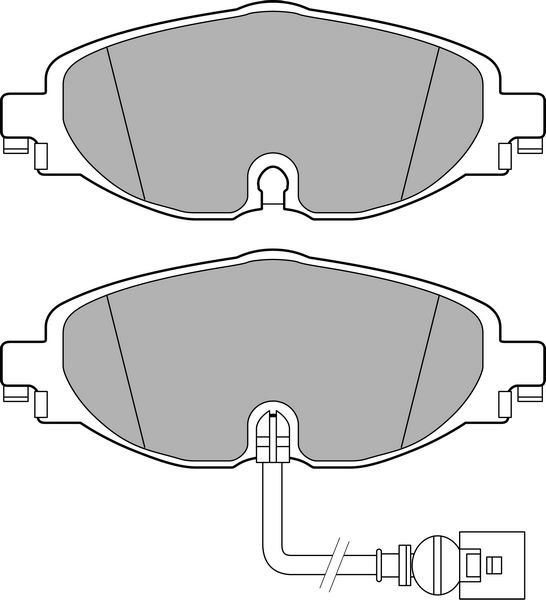 SANGSIN ÖN FREN BALATA AUDI A3 1.0L 1.2L 1.4L 1.5L 1.6L 8V 12- /VW GOLF VII 1.0L 1.2L 1.4L 1.5L 1.6L 8V 12- / PASSAT 1.4L 1.5L 1.6L 2.0L 12- / TIGUAN / SEAT LEON / SKODA OCTAVIA / SUPERB 12- 8V0698151-2K5698151-5Q0698151B OEM: 8V0698151-2K5698151-5Q0698151B - SANGSIN SP1678 kodlu oto yedek parça görseli