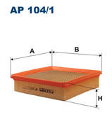 SARDES HAVA FİLTRESİ HONDA CİVİC VI 1.6İ 114HP 95-01 17220P2J003 OEM: 17220P2J003 - SARDES SA2017 kodlu oto yedek parça görseli