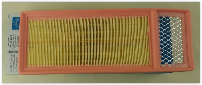 SARDES HAVA FİLTRESİ FIORINO 1.3 MTJ 16V 95HP 2010 BIPPER-NEMO 1.3 HDİ 16V 75HP 2010 C35006 IZGARALI OEM: 51837082-51897086-1444.XK - SARDES SA2505.1 kodlu oto yedek parça görseli