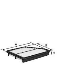 SARDES HAVA FİLTRESİ CIVIC IX 1.4 i-VTEC 12 x 17220R3RE01 OEM: 17220R3RE01 - SARDES SA2602 kodlu oto yedek parça görseli