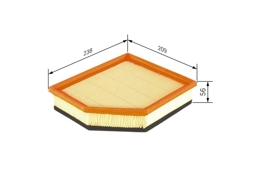 SARDES HAVA FİLTRESİ VOLVO V70 3.2 07 S80 T6 07 XC70 3.2 T6 07 S60 T6 01 XC60 3.2 T6 08 V60 10 30745344 OEM: 30745344 - SARDES SA2847 kodlu oto yedek parça görseli