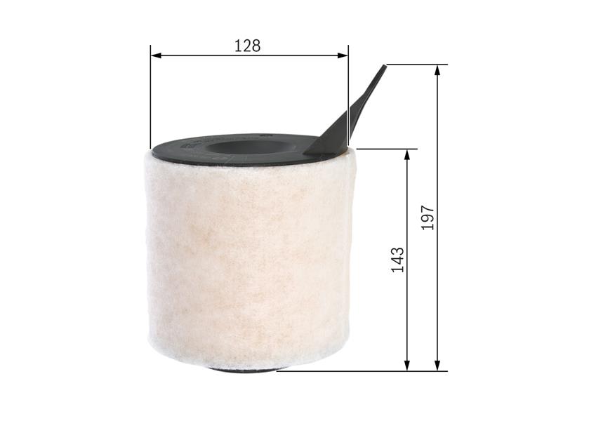 SARDES HAVA FILTRESI BMW N43 N45 E87 07 11 E90 07 11 E92 07 13 13717524412 OEM: 13717524412 - SARDES SA443 kodlu oto yedek parça görseli