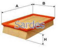 SARDES HAVA FİLTRESİ BMC MEGASTAR 51RS201213 OEM: 51RS201213 - SARDES SA460 kodlu oto yedek parça görseli