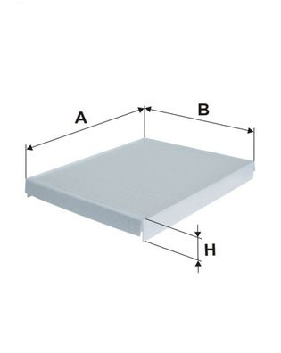 SARDES POLEN FİLTRESİ HYUNDAİ SANTA FE II 06- CU 27007-K 1315- 971331U000 OEM: 971331U000 - SARDES SC3014 kodlu oto yedek parça görseli