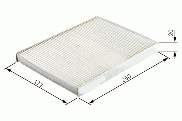 SARDES POLEN FİLTRESİ HYUNDAI İ30 08 KIA CEE D CU2631 971331H000 OEM: 971331H000 - SARDES SC757 kodlu oto yedek parça görseli