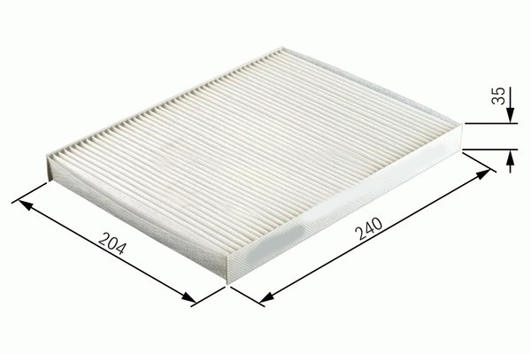 SARDES POLEN FİLTRESİ ASTRA J 1.4-1.6-1.6T-1.3-1.7-2.0CDTI-INSIGNIA 1.6-1.8-2.0CDTI-CRUSE-FOCUS II OEM: 1808524-13271190-52425938 - SARDES SC766 kodlu oto yedek parça görseli