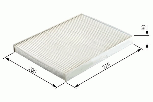 SARDES POLEN FİLTRESİ P4007-CITROEN C-CROSSER-MITSUBISHI LANCER VIII-OUTLANDER II-COLT 08 CU2141 6447.ZX-7803A004 OEM: 6447.ZX-7803A004 - SARDES SC838 kodlu oto yedek parça görseli