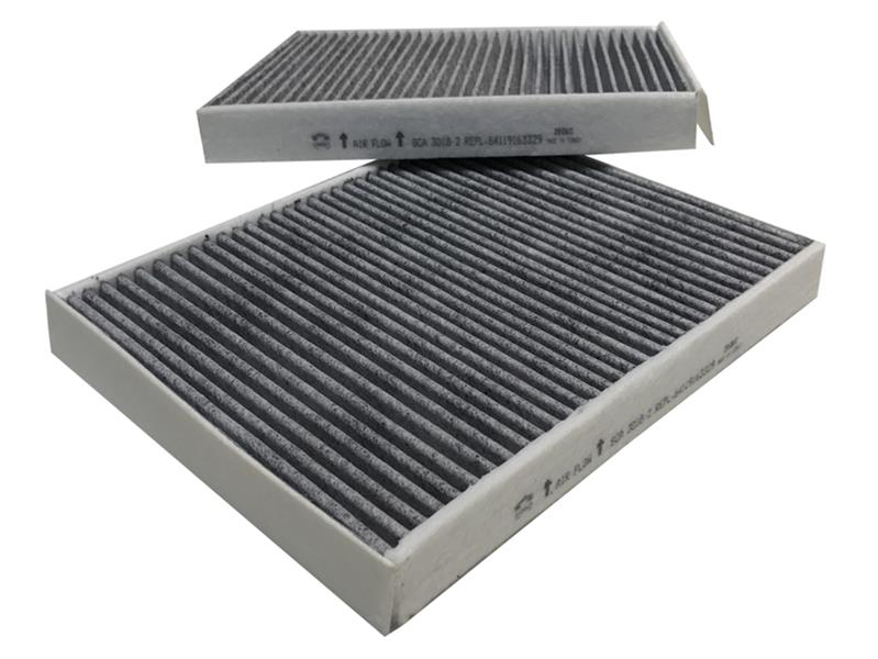 SARDES POLEN FILTRE TAKIMI BMW F07 F10 F11 F18 F06 F12 F13 F01 F02 F04 KARBONLU OEM: 64119272642 - SARDES SCA3018.2 kodlu oto yedek parça görseli