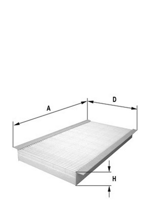 SARDES POLEN FİLTRESİ COMBO 01 CORSA C 00 VECTRA C 02 TIGRA 04 SIGNUM 03 1.4-1.6-1.8-16V-1.2-2.0DTI OEM: 9201440-1808617-6808601 - SARDES SCA510 kodlu oto yedek parça görseli