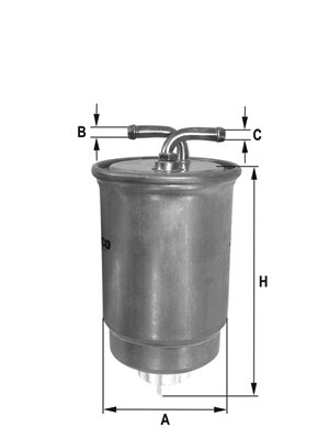 SARDES YAKIT FILTRESI FREELANDER 1 FORD FIESTA MONDEO VW TRANSPORTER T3 PASSAT B3/B4 JETTA I GOLF 2 CADDY I POLO HONDA ACCORD CIVIC WJN10046-191127177B-191127401 OEM: WJN10046-191127177B-191127401 - SARDES SF118 kodlu oto yedek parça görseli