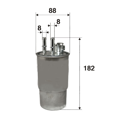 SARDES YAKIT FİLTRESİ DOBLO-PALIO-SIENA-PUNTO II 1.9D 11/00 x 46531688-71736117-46737091-46786875 OEM: 46531688-71736117-46737091-46786875 - SARDES SF142 kodlu oto yedek parça görseli