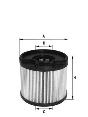 SARDES YAKIT FİLTRESİ PARTNER-BERLINGO-C5-JUMPY-XSARA-SCUDO-P206-P307-P406-P607-P806-EXPERT 2.0HDI 1906.51-9401906508-1906.50-1906.A1 OEM: 1906.51-9401906508-1906.50-1906.A1 - SARDES SF153 kodlu oto yedek parça görseli