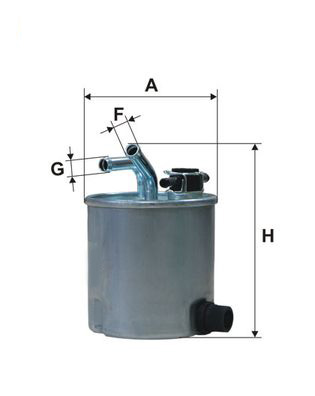 SARDES YAKIT FİLTRESİ NISSAN NAVARA- PATHFINDER 2.5CDI WK920/6 x 16400EC00A OEM: 16400EC00A - SARDES SF277 kodlu oto yedek parça görseli