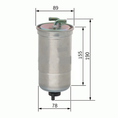 SARDES x YAKIT FİLTRESİ CIVIC 1.7 CDTİ 02 ACCORD VIII 2.2 CDTİ 04 WK853/16 x 16901S6FE02 OEM: 16901S6FE02 - SARDES SF287 kodlu oto yedek parça görseli