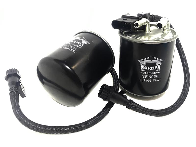 SARDES YAKIT FILTRESI MERCEDES OM651 W204 S204 W212 C207 W166 X204 W639 W447 B906 B907 B910 A6510901552 OEM: A6510901552 - SARDES SF6036 kodlu oto yedek parça görseli