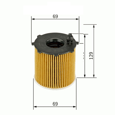 SARDES YAĞ FİLTRESİ VW TOUREG-AUDI Q7-A8 4.2 V8 FSI-AUDI A5 CABRİOLET 8T. 8F 4.2 FSI 354HP 07 HU7005x 079115561F-079115561K-079198405E OEM: 079115561F-079115561K-079198405E - SARDES SO1032 kodlu oto yedek parça görseli