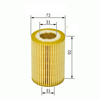 SARDES YAĞ FİLTRESİ ASTRA G 00-05 -ASTRA H 04- -CORSA C 00- -COMBO 01- -MERIVA 03-10 - 1.7CDTI-1.7DTI 5650380-650300-97223218-93190777 OEM: 5650380-650300-97223218-93190777 - SARDES SO812 kodlu oto yedek parça görseli
