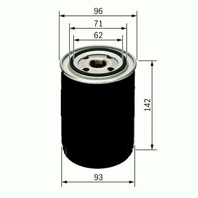SARDES YAĞ FİLTRESİ FORD RANGER 98 06 2.5 TD - NISSAN PİCK UP-NAVARA 720-D21-D22 TOYOTA HIACE 2.2-2.4D W940/1 x XM3J6731FA-1614735-1560141010 OEM: XM3J6731FA-1614735-1560141010 - SARDES SO851 kodlu oto yedek parça görseli
