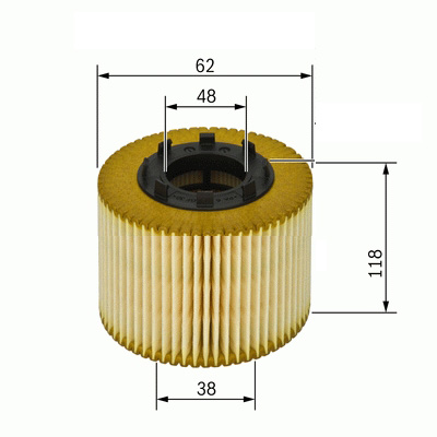 SARDES YAĞ FİLTRESİ HYUNDAI ELANTRA-TUCSON 2.0CRDİ-CERATO-SPORTAGE 2.0CRDİ 2632027000-2631627000-2632027001 OEM: 2632027000-2631627000-2632027001 - SARDES SO905 kodlu oto yedek parça görseli