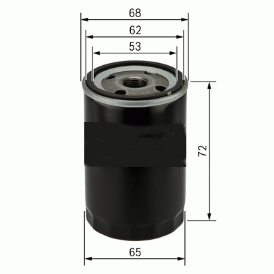 SARDES YAĞ FİLTRESİ C1-P107 1.0-COROLLA 1.3-1.3 12V-1.6-1.8 - AVENSIS 1.6-1.8-YARIS 1.3-1.5-CAMRY-CARINA x 1109.Y3-991503001-1560113051 OEM: 1109.Y3-991503001-1560113051 - SARDES SO918 kodlu oto yedek parça görseli