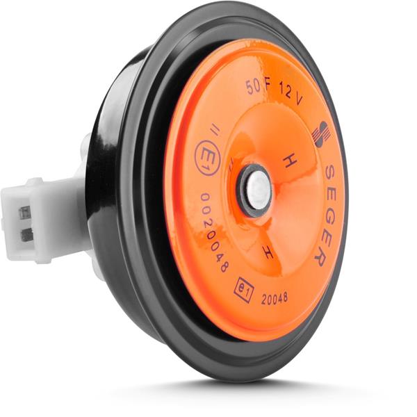 SEGER DİSK KORNA DİDİT İNCE SES 12V RENAULT SOKETLİ JPT SOKET - SEGER 50FI12.000.06 kodlu oto yedek parça görseli