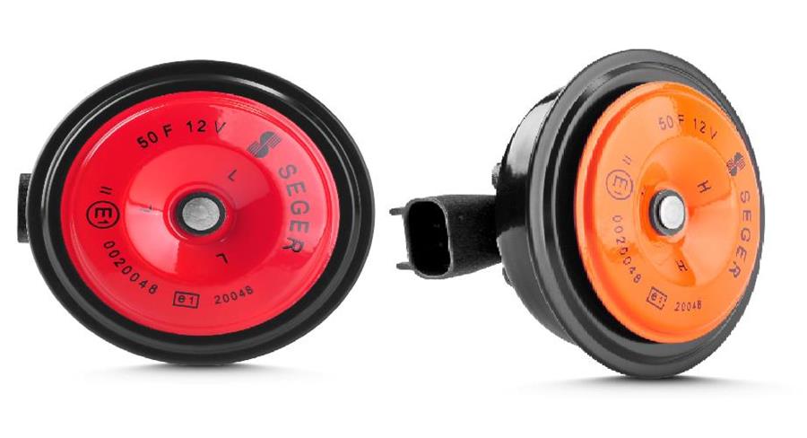 SEGER DİSK KORNA DİDİT ÇİFT 12V OPEL SOKETLİ DELPHI 1530 SOKET - SEGER 50FO12.000.05 kodlu oto yedek parça görseli