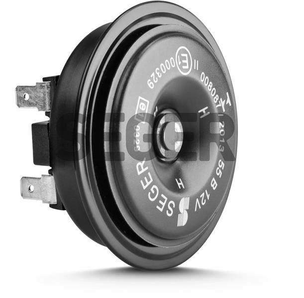 SEGER DİSK KORNA KÜÇÜK DİDİT İNCE 12V  - SEGER 55BI12.000.02 kodlu oto yedek parça görseli