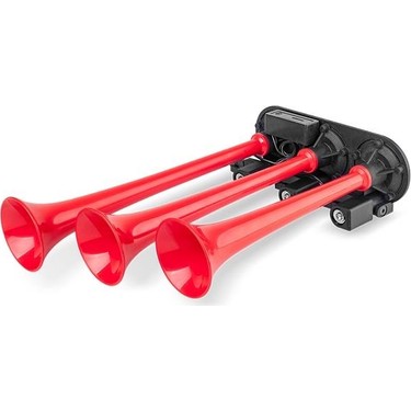 SEGER ÜÇ BORULU-MELODİLİ 12V DALİ-SAYDIRMALI ARAP KORNA-PLASTİK BORULU  - SEGER 86EH12.000.03 kodlu oto yedek parça görseli