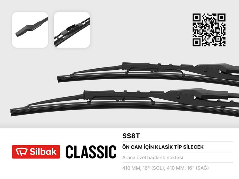 SILBAK SİLECEK SÜPÜRGESİ 430MM R9-R11 YM  - SILBAK SS8T kodlu oto yedek parça görseli