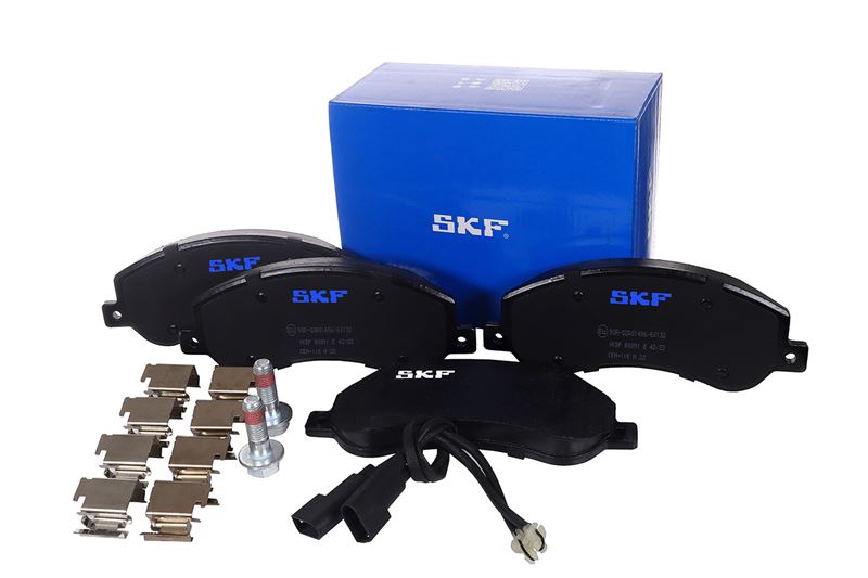 SKF ON FREN BALATASI TRANSIT V348 11>14 A.CEKER VW AMAROK 2.0TDI 10> AKSESUARLI IKAZ FISI CIVATA YAY OEM: 6C112K021B9A-1371402-2H0698151 - SKF VKBP80091E kodlu oto yedek parça görseli