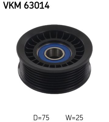 SKF ALTERNATÖR GERGİ RULMANI HONDA CIVIC 1.6L R16A2 VTEC FD6 06-11 1.8L R18A2 FD7 FK2 06-12 / ACCORD 2.0L R20A3 CU 08- / CR-V 2.0L R20A2 RE5 07-12 OEM: 31190RNA003-31190RL2G01 - SKF VKM63014 kodlu oto yedek parça görseli