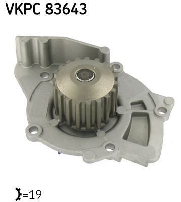 SKF DEVIRDAIM MONDEO IV 07 14 2.0 TDCI GALAXY 07 14 S-MAX 07 14 2.0 TDCI KUGA I 08 12 2.0 TDCI VOLVO C30 C70 II-S40 II-S80 II-V50-06 12 2.0D JUMPY I -XSARA -C8-C5-C4 OEM: 3M5Q8591FA-3M5Q8591EA-1609417480 - SKF VKPC83643 kodlu oto yedek parça görseli