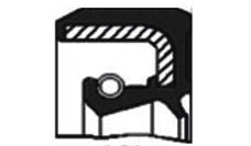 SKT DÖNER MİL KEÇESİ HATTAT 35x72x12 OEM: HTA102090 - SKT 046152 kodlu oto yedek parça görseli