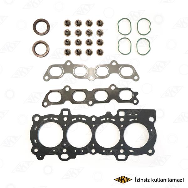 SKT ÜST TAKIM CONTA FİESTA V 01>08 . FUSİON 01>12. FOCUS II 03>14 SİLİNDİR KAPAK CONTALI 1.4 80HP ZETEC OEM: 2S6G 6014 AA - SKT 4C-027-30 kodlu oto yedek parça görseli