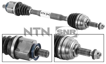 SNR ON AKS KOMPLE SOL RENAULT CLIO III 05 MODUS 04 1.6 16V MEKANİK 5 VİTES OTOMATİK 4 VİTES U:652 MM. 668MM OEM: 391014511R-8200261837-8200531900 - SNR DK55086 kodlu oto yedek parça görseli