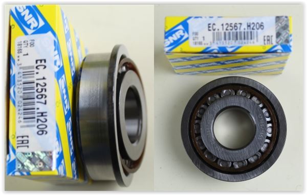 SNR ŞANZUMAN RULMANI CLIO I-KNG-LGN-MGN-R19-ESPACE JC5 25x59/95.83x18 x 8200115697-8200471327 OEM: 8200115697-8200471327 - SNR EC12567H206 kodlu oto yedek parça görseli