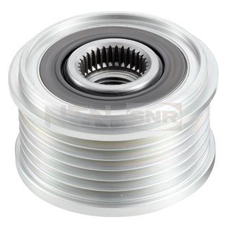 SNR ALTERNATÖR KASNAĞI RULMANLI FIESTA V 01-10 -FUSION 02-05 1.4 TDCI-MADA 2 1.4 CD 03 6 KANAL OEM: 2S6T10300-2S6TAC-Y40118300 - SNR GA75207 kodlu oto yedek parça görseli