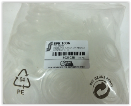 SPK DİSTRİBÜTÖR TOZ KAPAK DİYAFRAMI R9-R11 OEM: 7701021983 - SPK 1036 kodlu oto yedek parça görseli