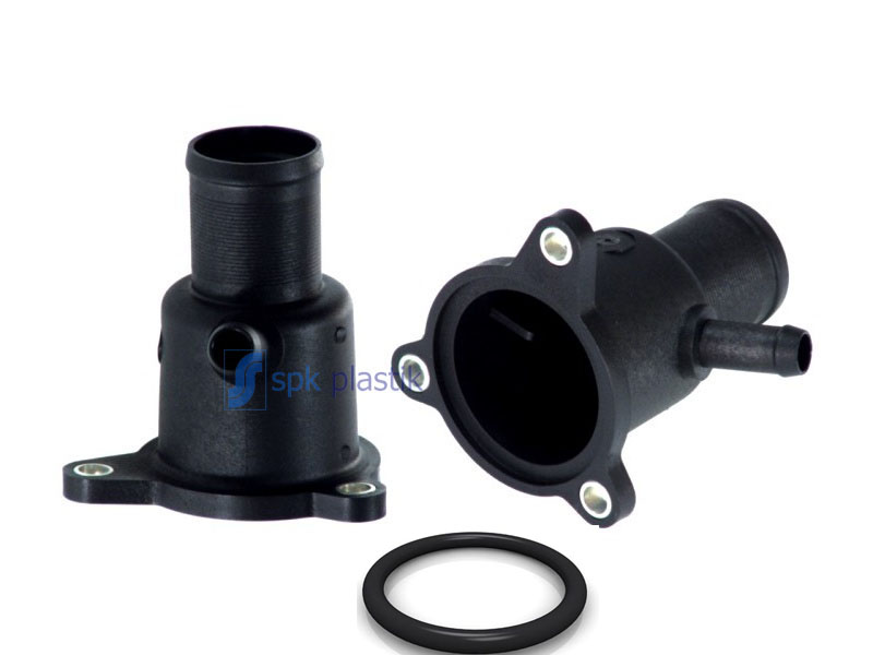 SPK TERMOSTAT YUVASI CLIO-KNG-MGN-DACIA LOGAN 1.4-1.6 K4J-K4M PLASTİK-TIPASIZ O-RİNGLİ 8200561420-7700101179-7700869797 OEM: 8200561420-7700101179-7700869797 - SPK 6068 kodlu oto yedek parça görseli