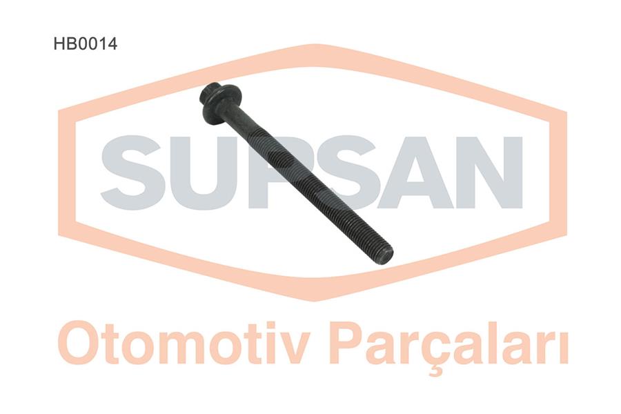 SUPSAN SİLİNDİR KAPAK CİVATA SETİ NISSAN QASHQAI X-TRAIL 2.0L M9R Dci J10 T31 07- / NAVARA 2.3L YS23 M9T Dci D23 15- / MERCEDES OM699 W470 / RENAULT MASTER II 06- / MASTER III 10- OEM: 7701473571-1105700QAB - SUPSAN HB0014 kodlu oto yedek parça görseli