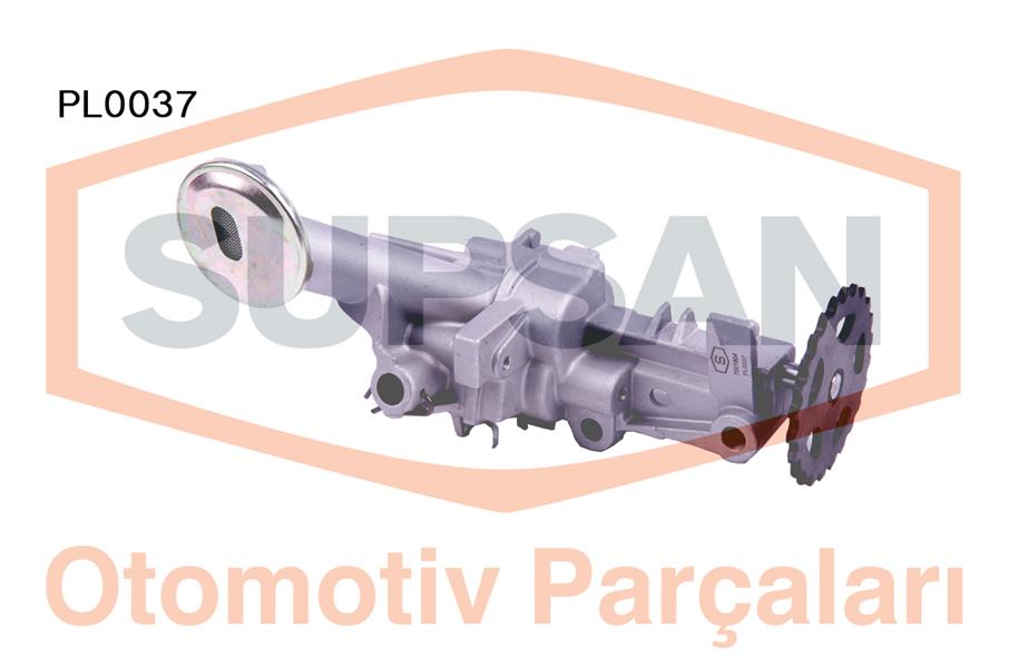 SUPSAN YAĞ POMPASI R19-CLIO-MEGANE I-EXPRESS-KANGOO-TRAFIC-LAGUNA I-MEGANE II-LAGUNA II 1.9D F8Q F9Q 2.0 16V F4R 24 DİŞ OEM: 150100565R-7701693577-150105428R - SUPSAN PL0037 kodlu oto yedek parça görseli