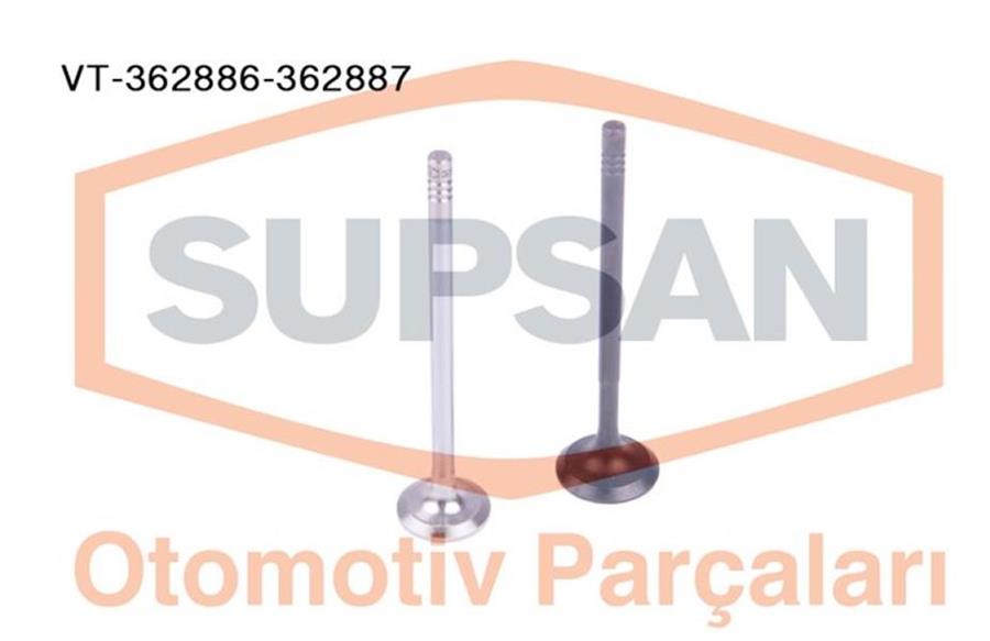 SUPSAN SUBAP EMME EGZOZ MGN III-SCENIC III-CAPTURE 1.2TCe-CLIO IV-CAPTURE 16 VALF 132017322R-132027223R OEM: 132017322R-132027223R - SUPSAN VT362886-362887 kodlu oto yedek parça görseli