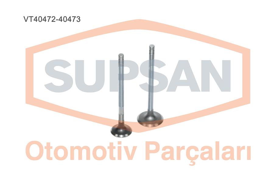 SUPSAN SUBAP EMME EGZOZ STD FOCUSI 98 04 1.6 16V IN-8/EX-8 1836-20 / 1837-20 1S4G6507C1B-1S6G6505BA OEM: 1S4G6507C1B-1S6G6505BA - SUPSAN VT40472-40473 kodlu oto yedek parça görseli