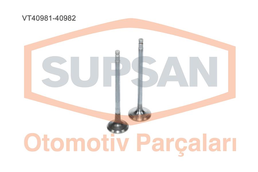 SUPSAN SUBAP EMME EGZOZ NISSAN XTRAIL-ALMERA 2.2 16V YD22 DDTİ OEM: 13201AD21A-13202AD20A - SUPSAN VT40981-40982 kodlu oto yedek parça görseli