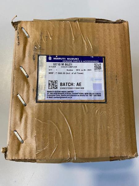 SUZUKI- SUZUKI EGR SOGUTUCU FIAT DOBLO-LINEA-FIORINO-PUNTO OPEL CORSA D-COMBO-MERIVA ALFA ROMEO MITO 11> 1.3D MTJ 55180037-55184659-5851048-5851681 OEM: 18710M86J21-55197846-93184579 - SUZUKI 18710M86J21 kodlu oto yedek parça görseli